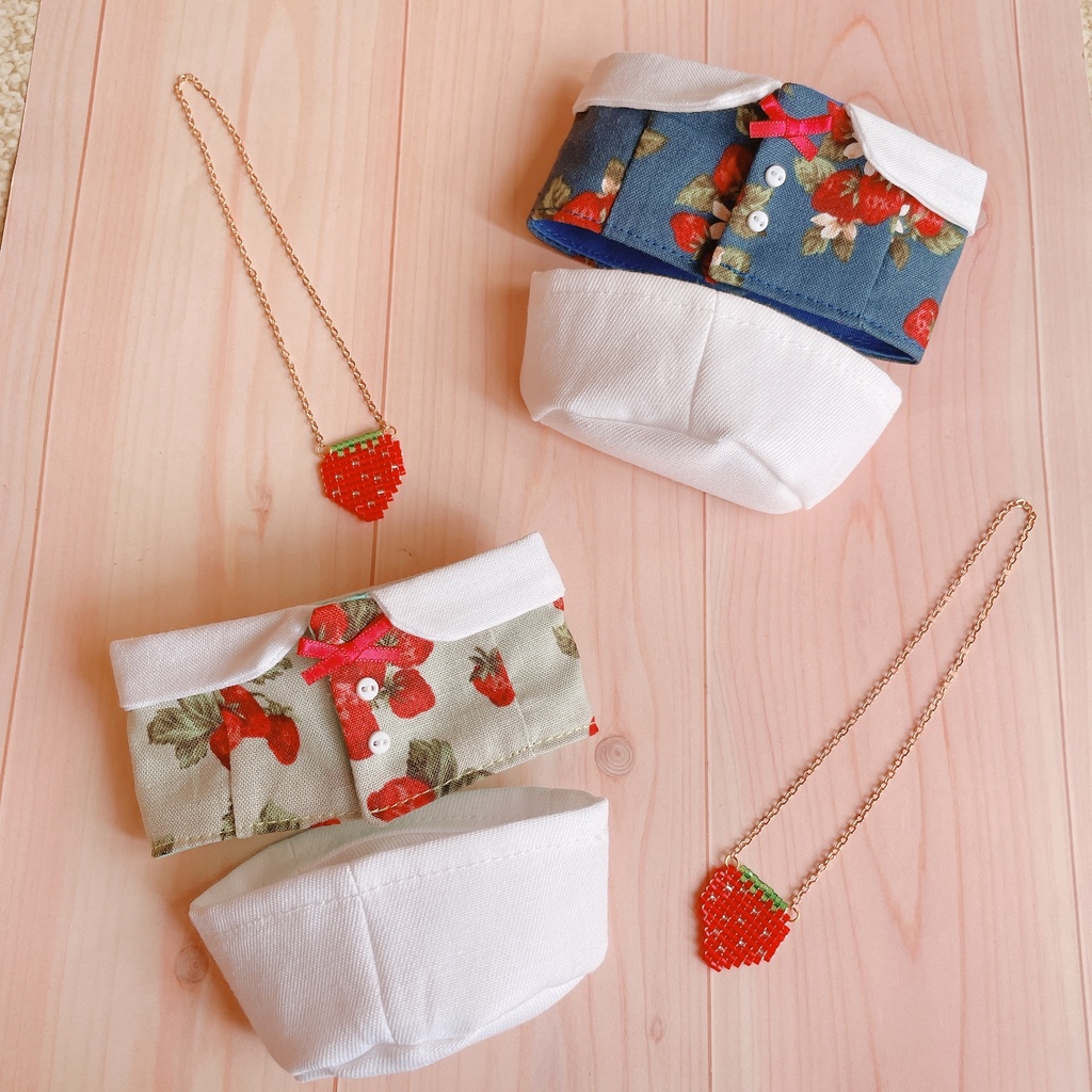 いちごのシャツセット