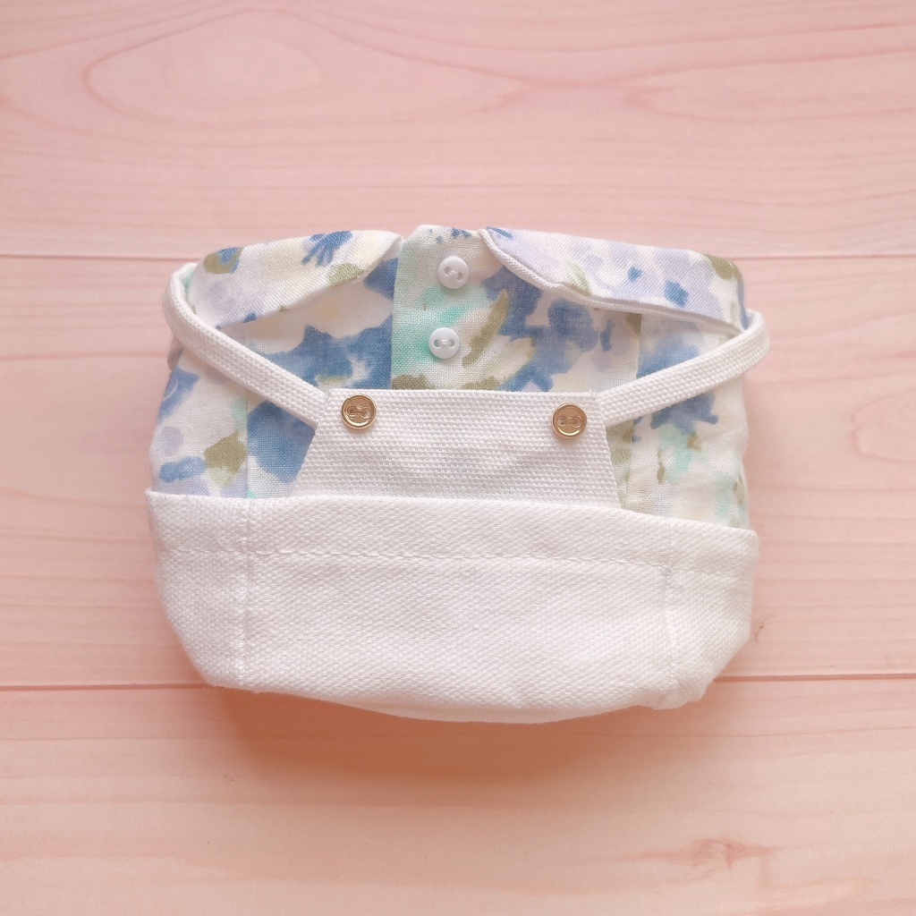 ホワイトサロペットセット