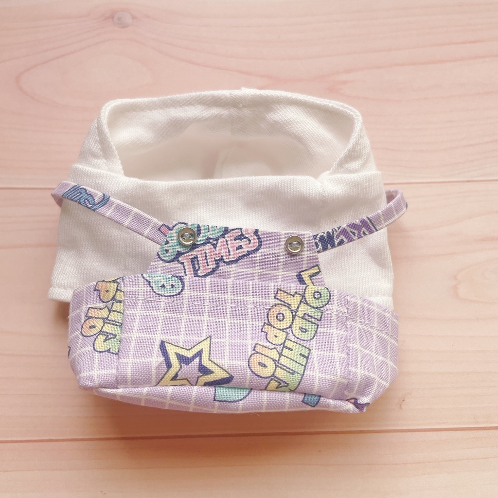 ポップ柄サロペットセット