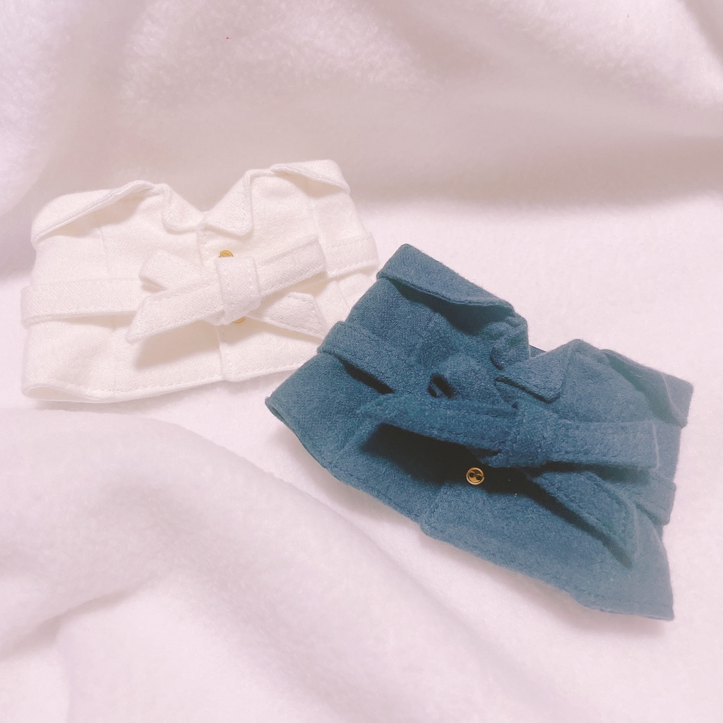 シンプルリボンコート