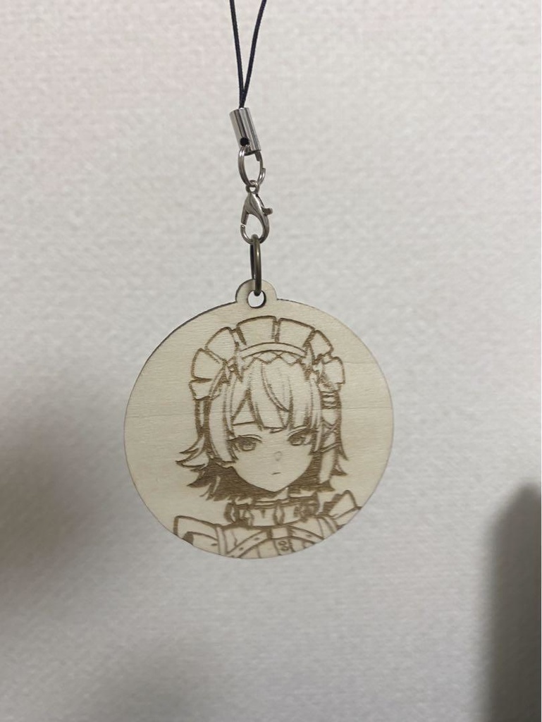 ゼンレスゾーンゼロ エレン・ジョー レーザー彫刻オリジナルキーホルダー