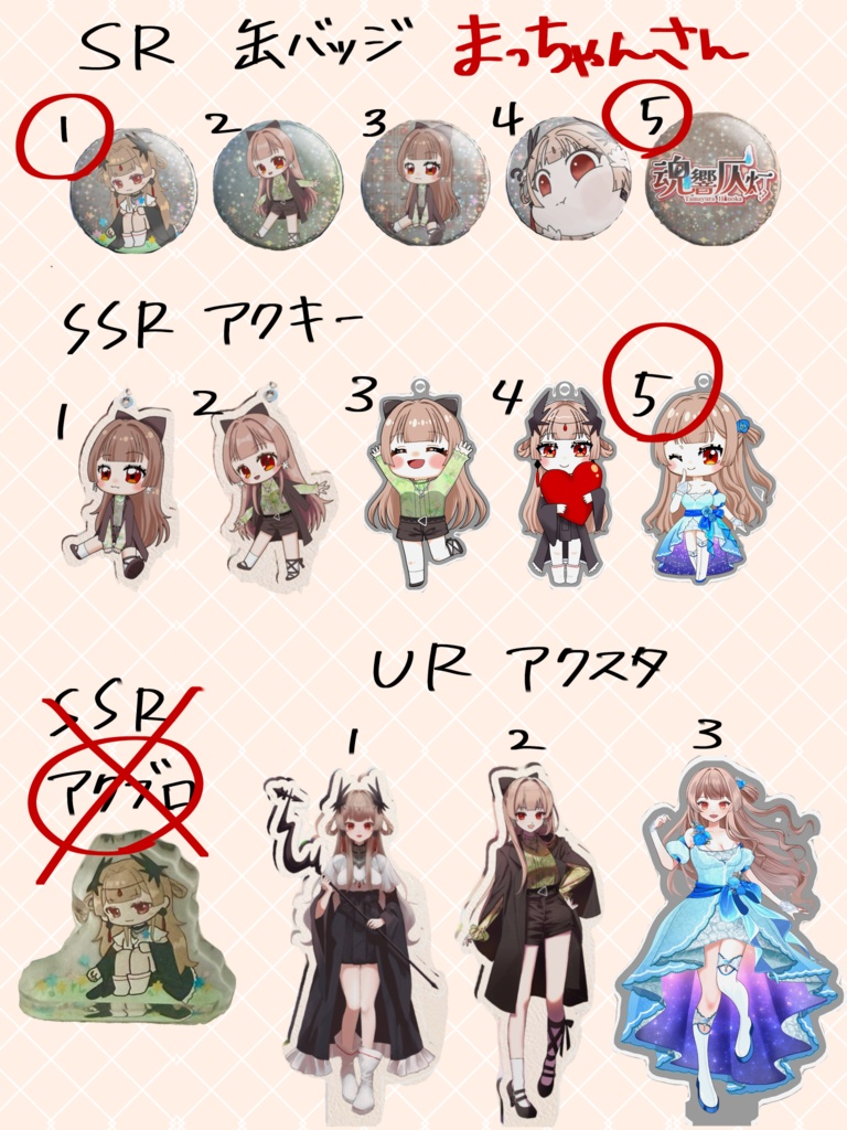 まっちゃんさんガチャ景品