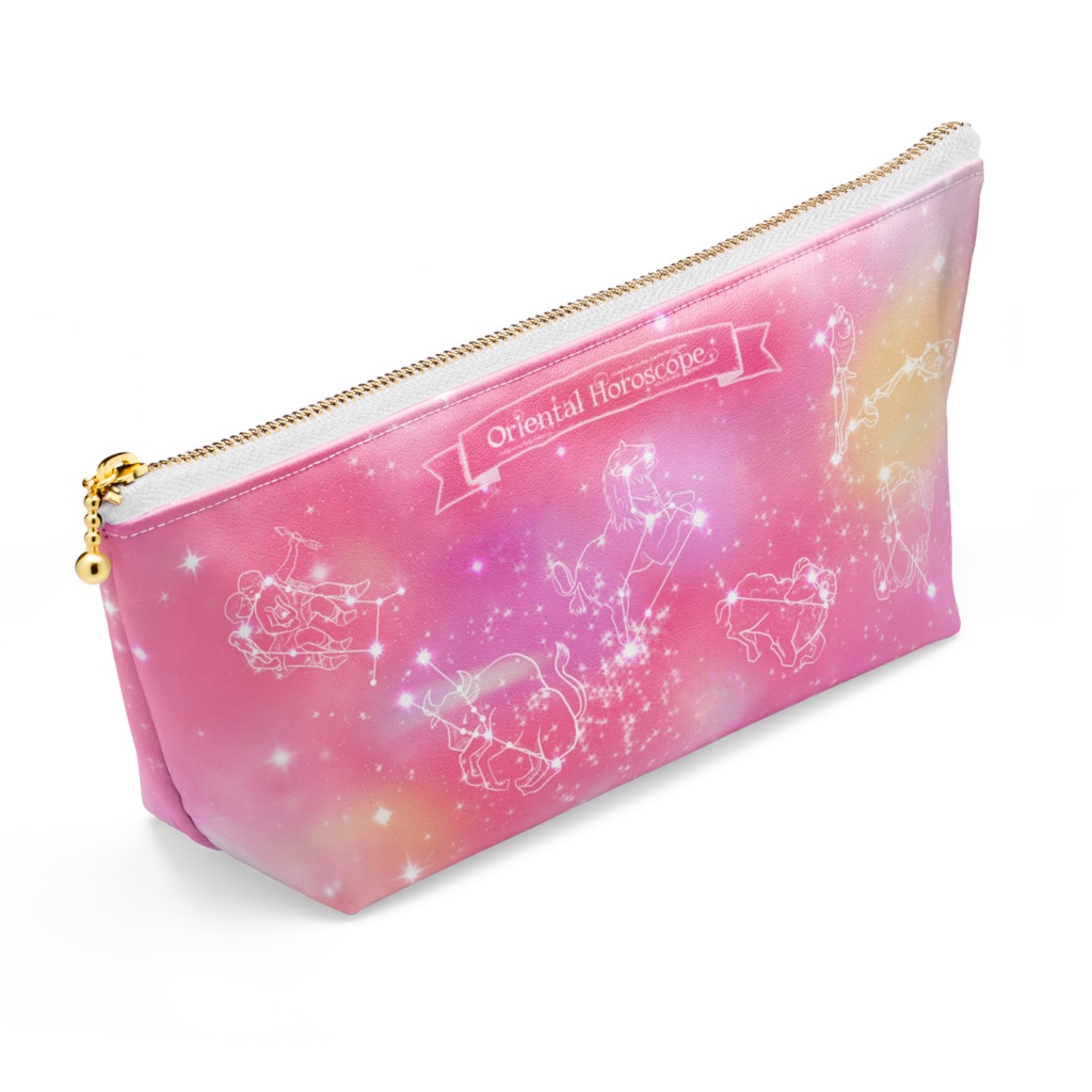 魔法星座のピンクポーチ