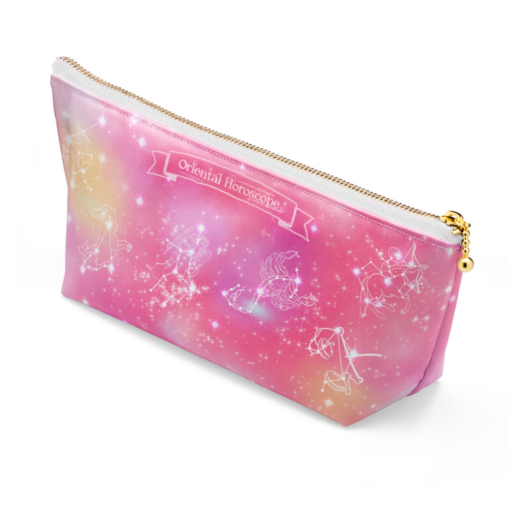 魔法星座のピンクポーチ