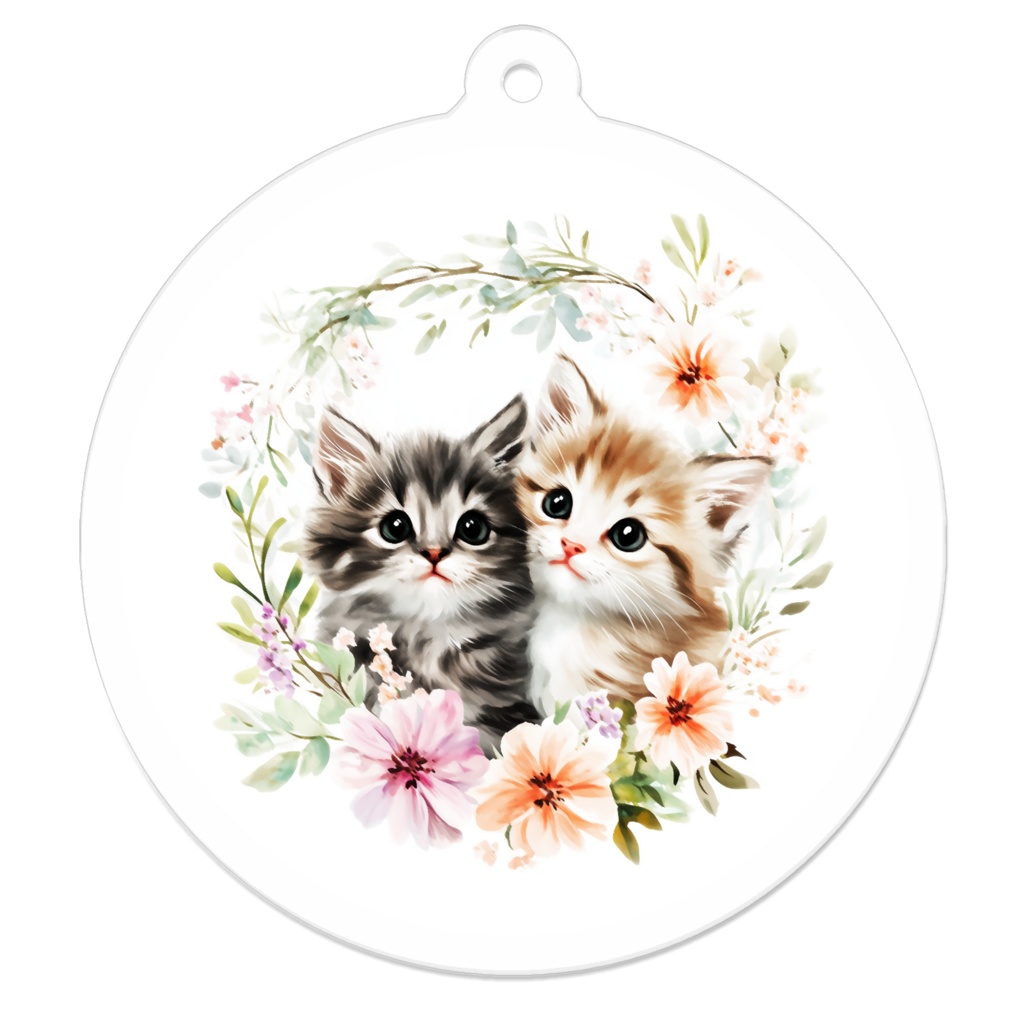 猫のキャラメル&チョコ in Flower