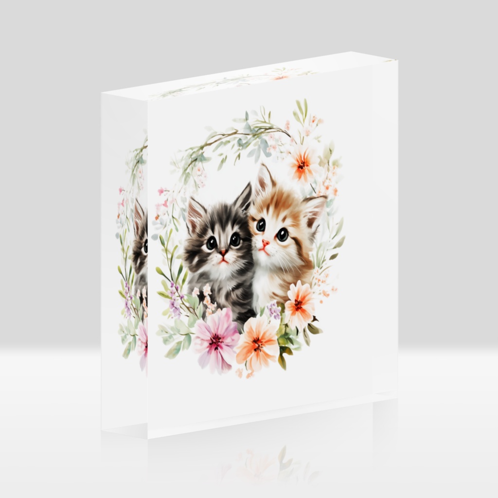 猫のキャラメル＆チョコ in Flower