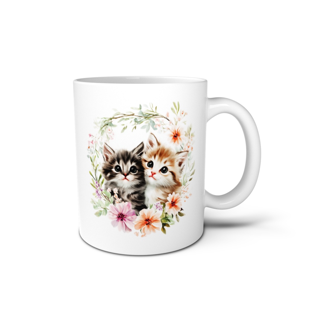 猫のキャラメル&チョコ in Flower