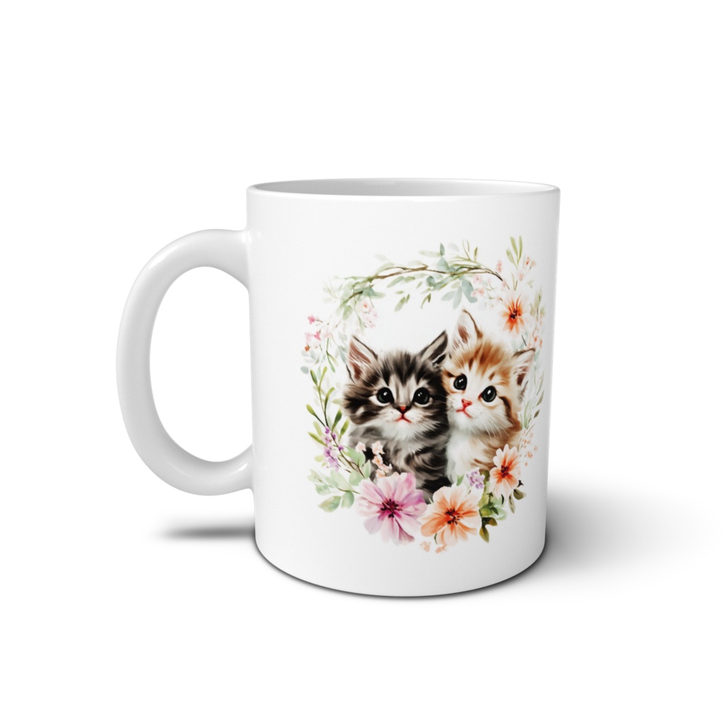 猫のキャラメル&チョコ in Flower