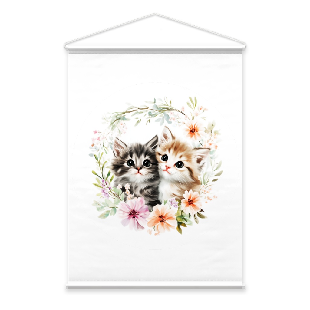 猫のキャラメル&チョコ in Flower