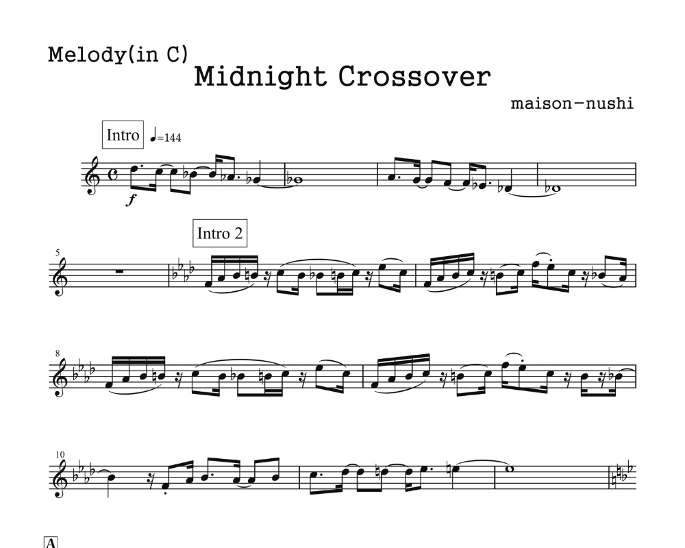 Midnight Crossover《Melody》