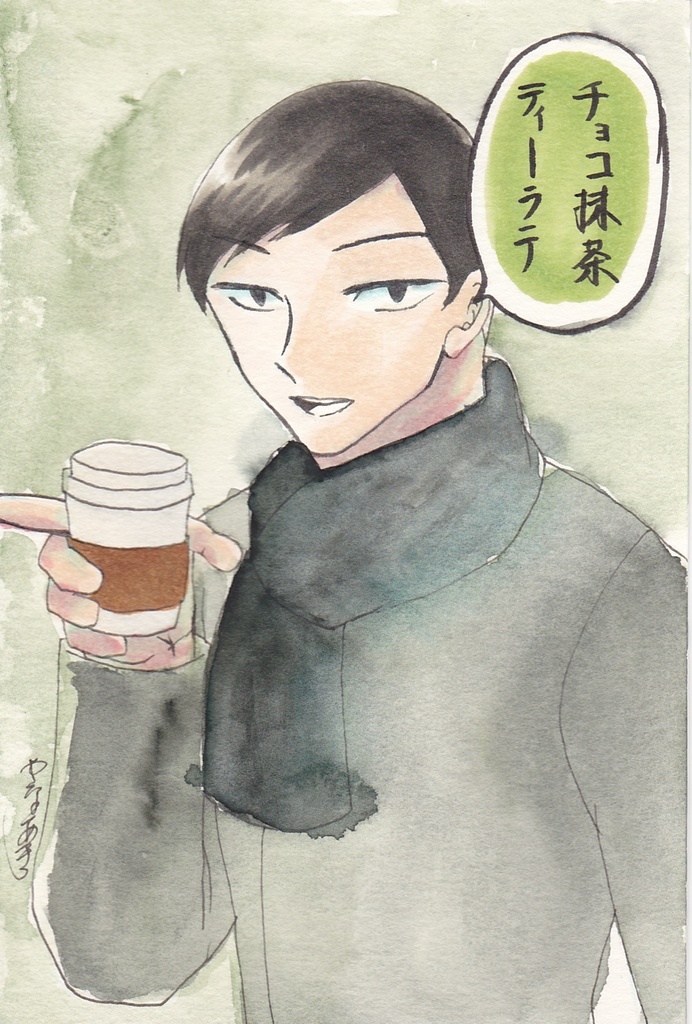 ポストカードサイズ原画『大耳練』