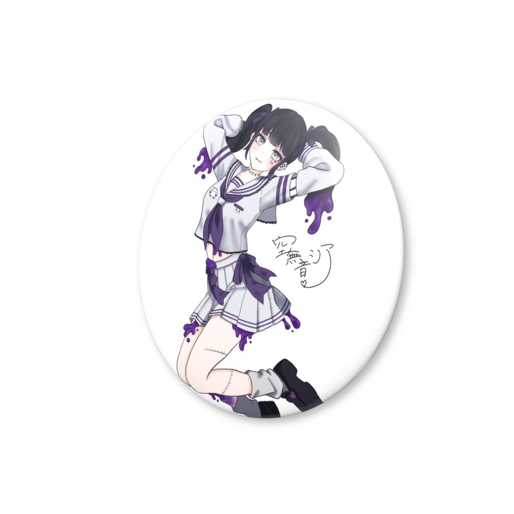 サインイラスト 缶バッジ