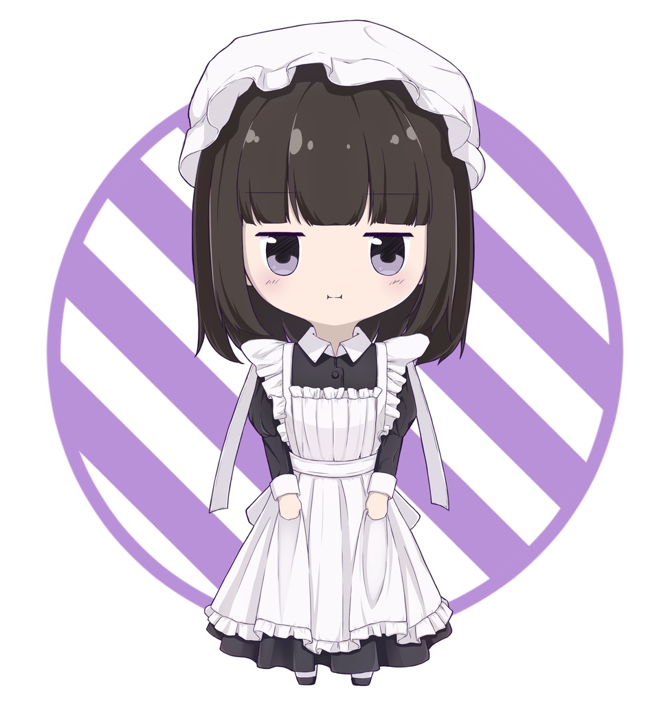 ムっとするメイドちゃん「アクリルスタンド」
