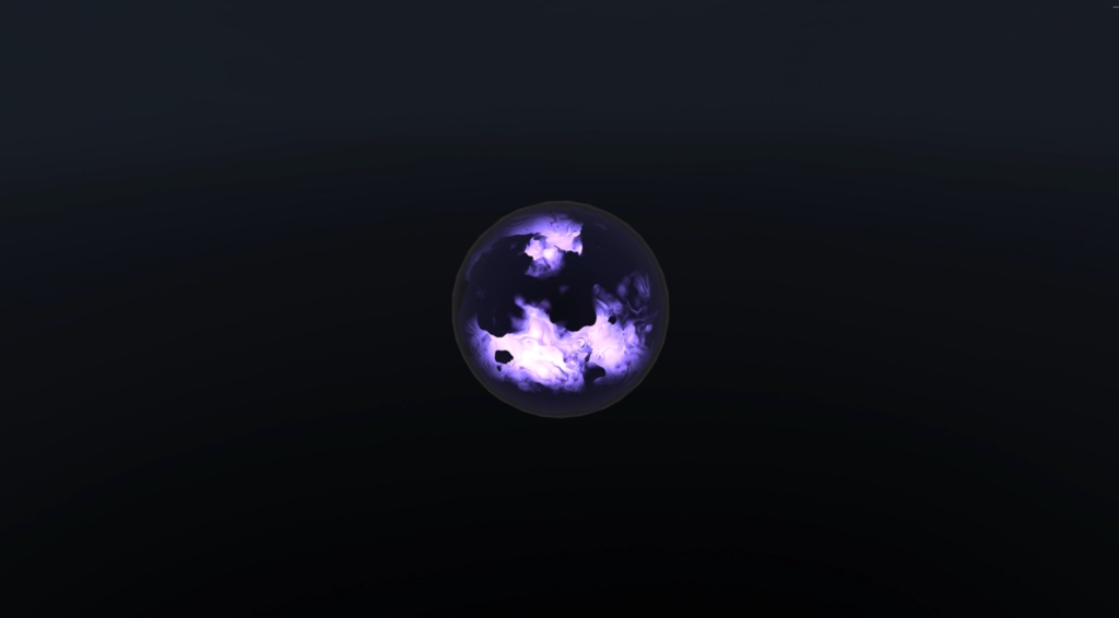 【VRC Shader】 動く雲水晶 - Cloudy Crystal -