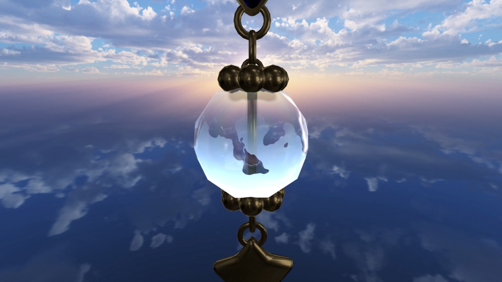 【VRC Shader】 動く雲水晶 - Cloudy Crystal -