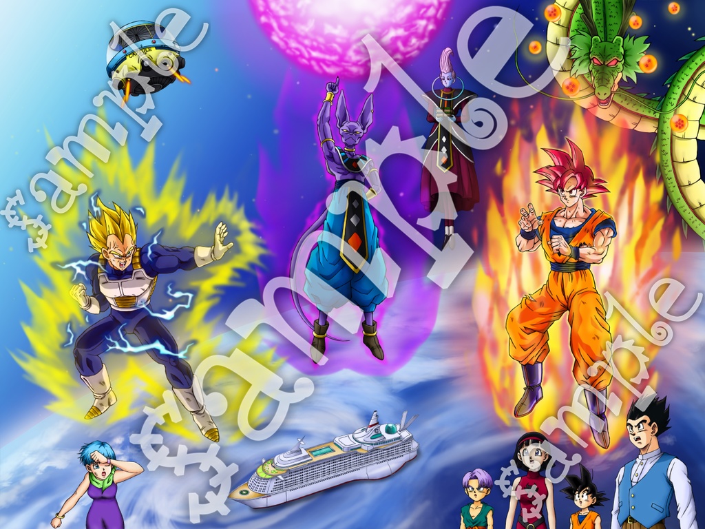 ドラゴンボール超でございます☆ イラスト+スマホ+おまけ 12枚/ドラゴンボール超 悟空