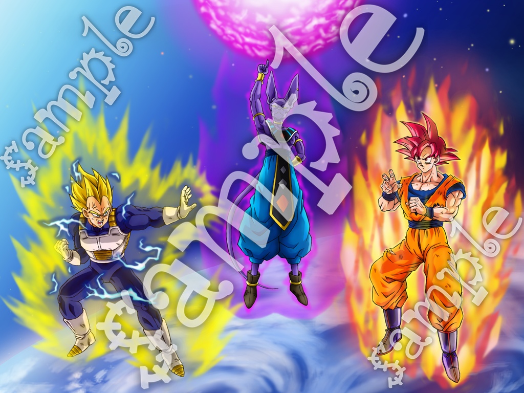 ドラゴンボール超でございます☆ イラスト+スマホ+おまけ 12枚/ドラゴンボール超 悟空