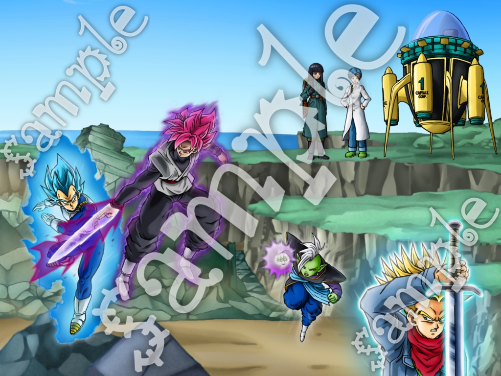 “未来”トランクスでございます✩ イラスト+スマホ+おまけ 22枚/ドラゴンボール超 トランクス