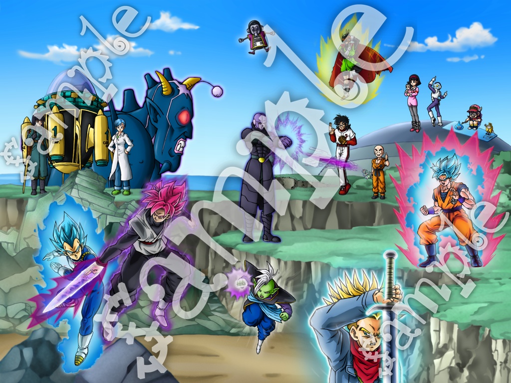 “未来”トランクスでございます✩ イラスト+スマホ+おまけ 22枚/ドラゴンボール超 トランクス