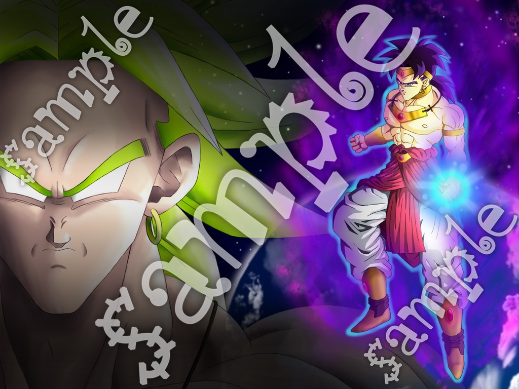 超サイヤ人悪魔 イラスト+スマホ+おまけ 7枚/ドラゴンボールZ ブロリー