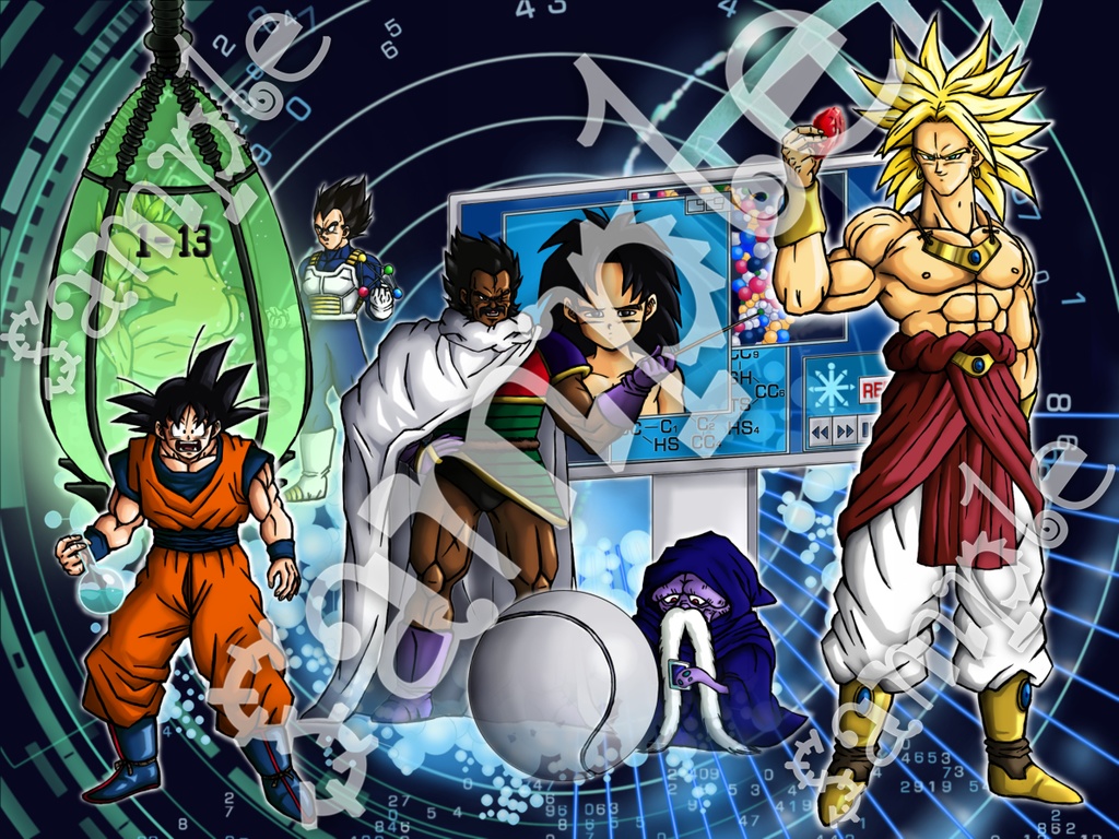 ブロリーで科学する! イラスト+スマホ+おまけ 12枚/ドラゴンボールZ ブロリー