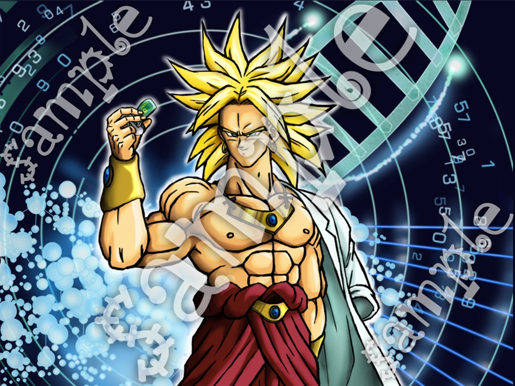 ブロリーで科学する! イラスト+スマホ+おまけ 12枚/ドラゴンボールZ ブロリー