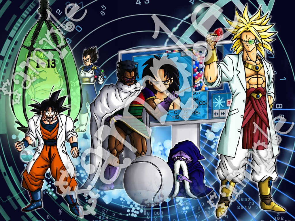 ブロリーで科学する! イラスト+スマホ+おまけ 12枚/ドラゴンボールZ ブロリー