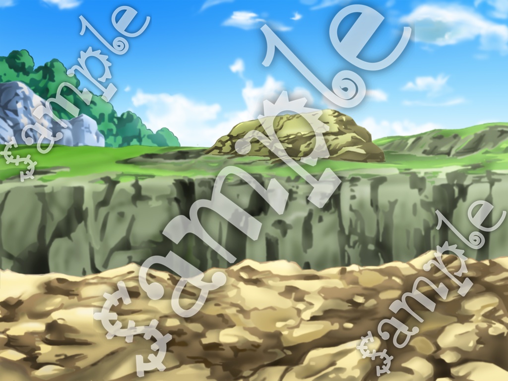 ドラゴンボール風景画+拍手ページ 背景 壁紙+スマホ+おまけ 27枚/ ドラゴンボール