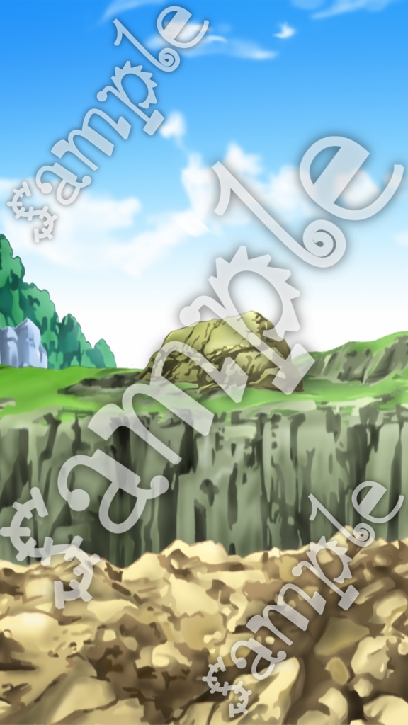 ドラゴンボール風景画+拍手ページ 背景 壁紙+スマホ+おまけ 27枚/ ドラゴンボール