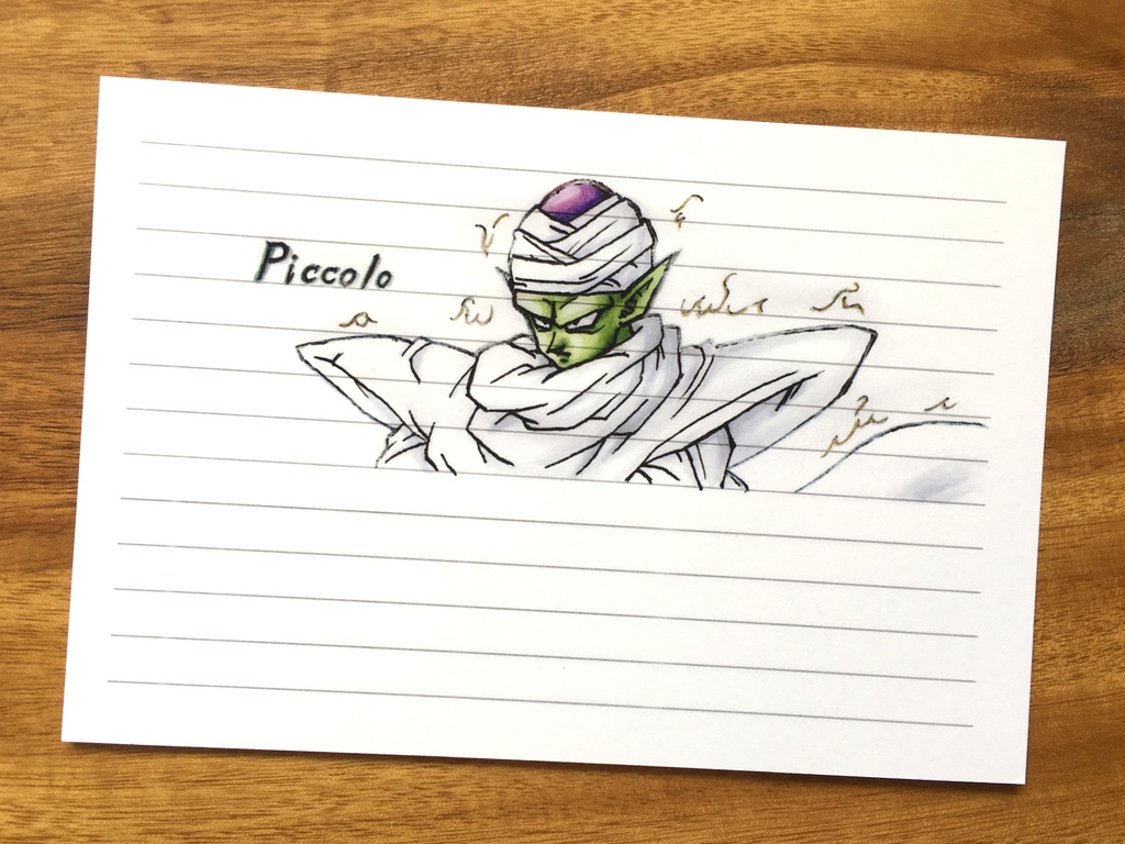 両面ポストカード8枚 まとめ/悟空&ベジータ・身勝手の極意・ブロリー・悟空 少年期・悟空&悟飯・悟飯 超サイヤ人・ピッコロ おまけらくがき メッセージカード