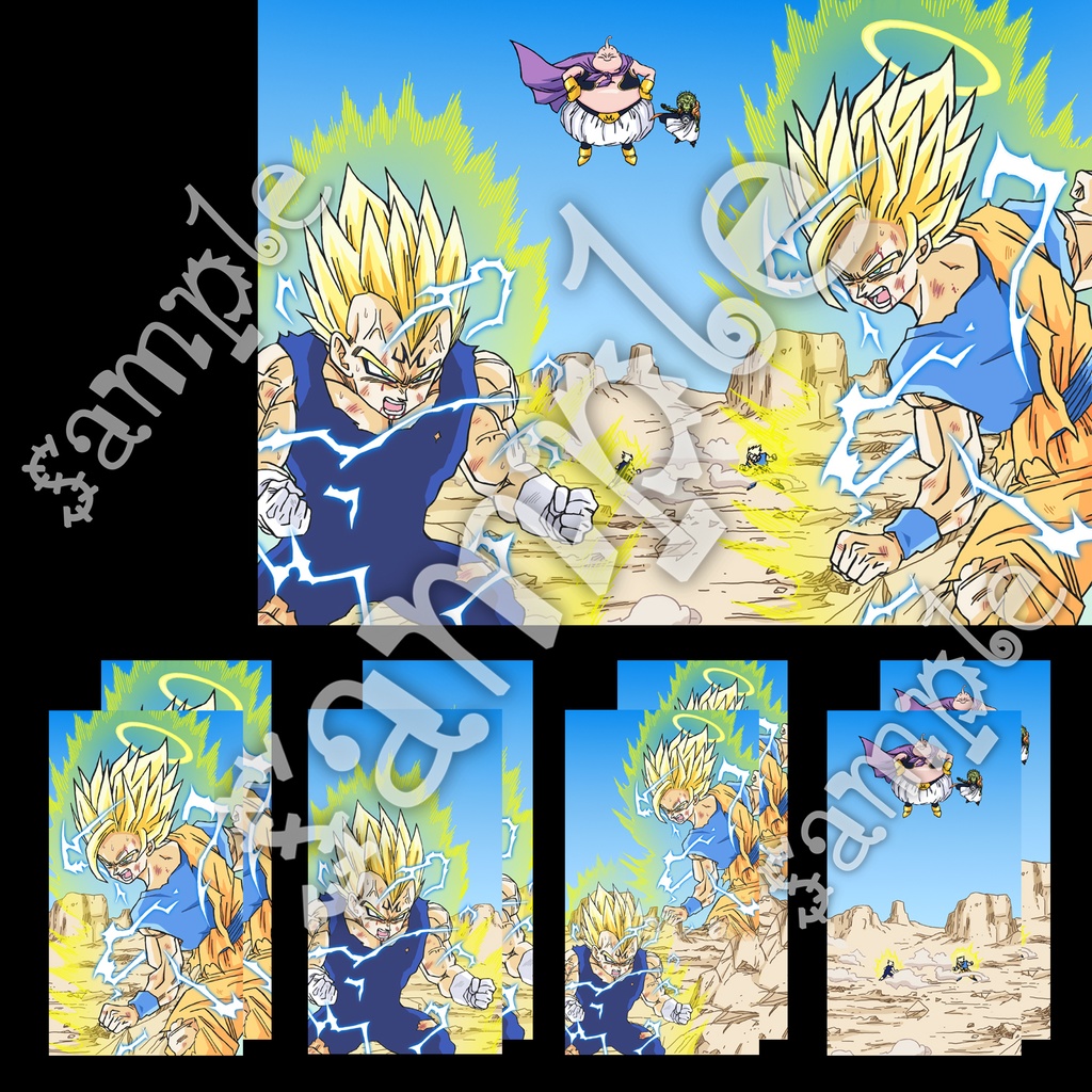 全セット 孫悟空ver. ドラゴンボール手描き動画 Youtube 手描き動画(字幕なし)・原画イラスト/パラパラ漫画・スマホ版イラスト付き