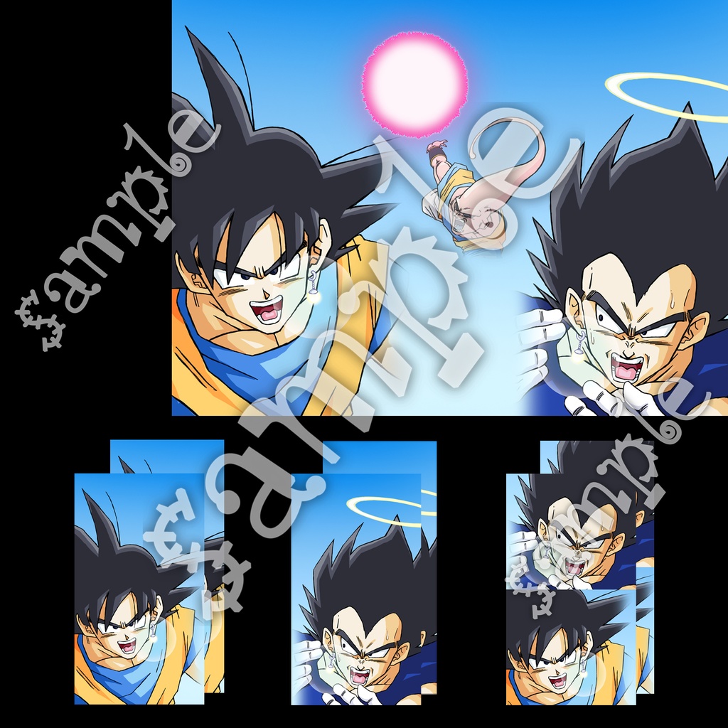 全セット 孫悟空ver. ドラゴンボール手描き動画 Youtube 手描き動画(字幕なし)・原画イラスト/パラパラ漫画・スマホ版イラスト付き