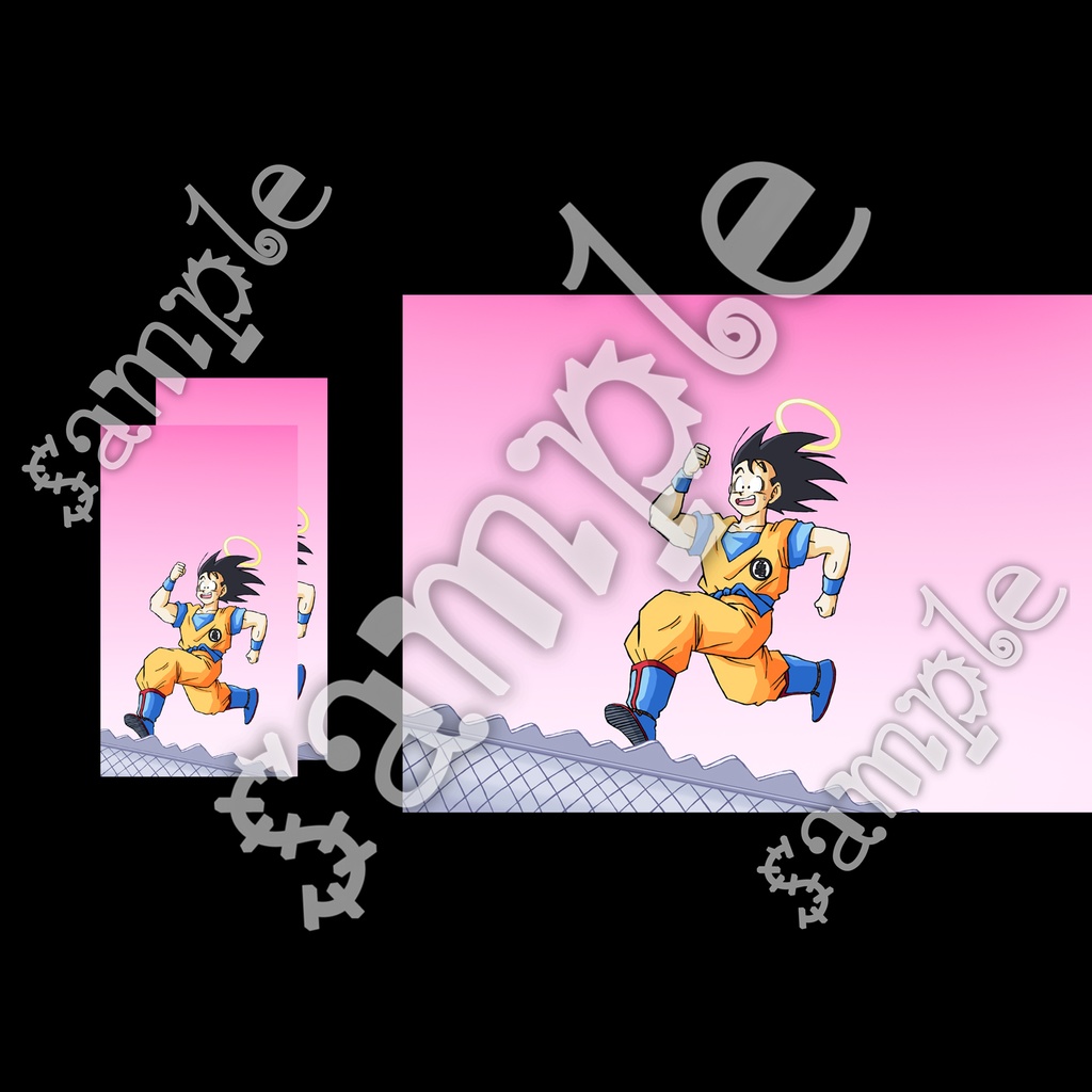 悟空の仲間たち 蛇の道 etc・原画イラスト8枚+スマホ14枚/ドラゴンボール手描き動画 YouTube