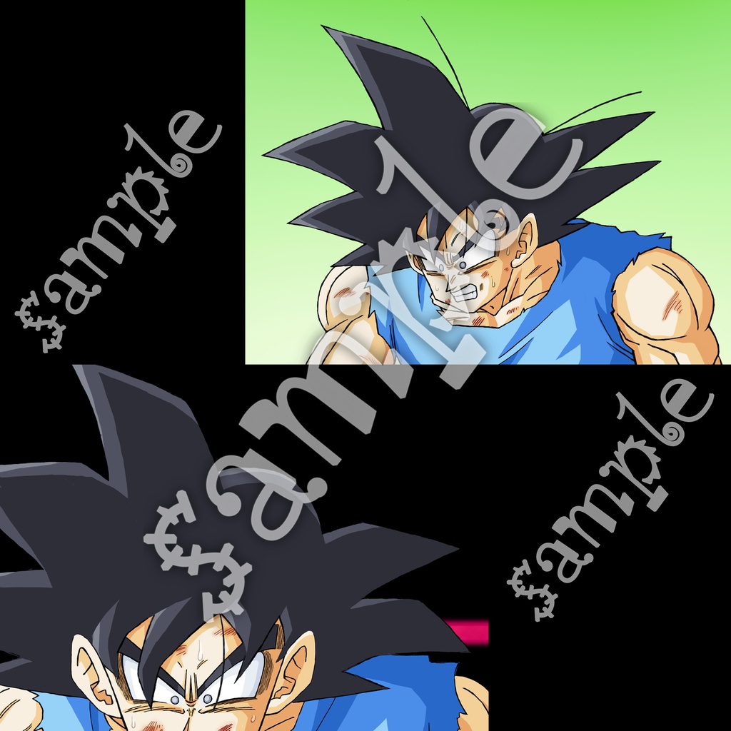 超サイヤ人悟空 フリーザ 覚醒 etc・原画イラスト5枚+スマホ6枚/ドラゴンボール手描き動画 YouTube