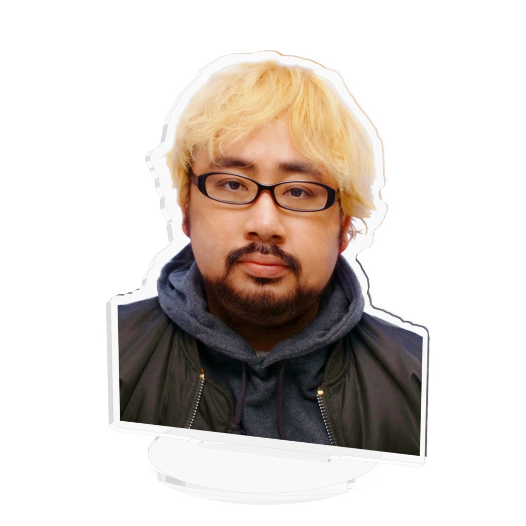 証明写真アクリルフィギュア - 100mm