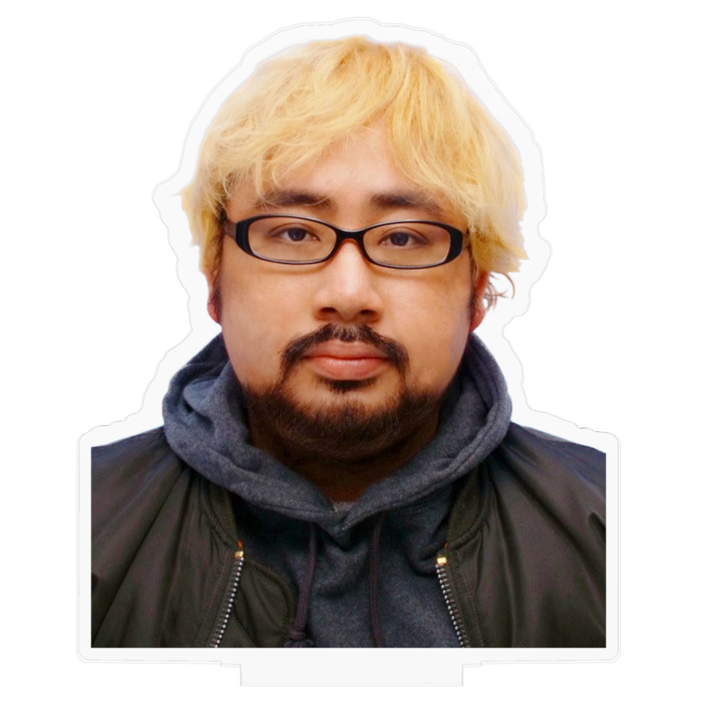 証明写真アクリルフィギュア - 100mm