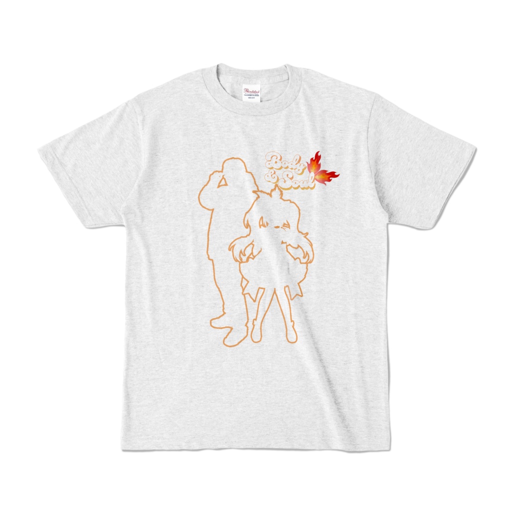 Body&SoulシルエットTシャツ