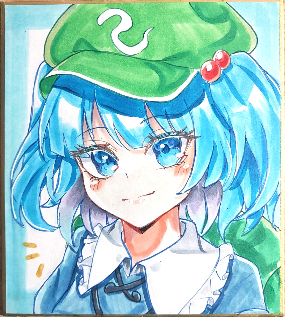 小色紙 河城にとり