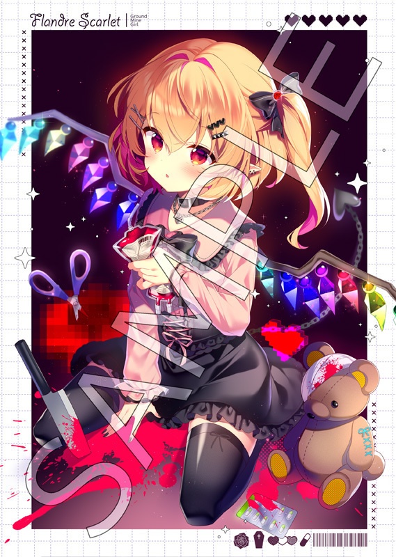 フランドール・スカーレットA3クリアポスター