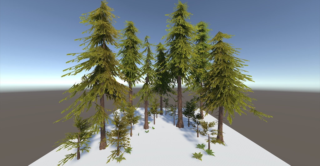 Vegitation set 1: Pines