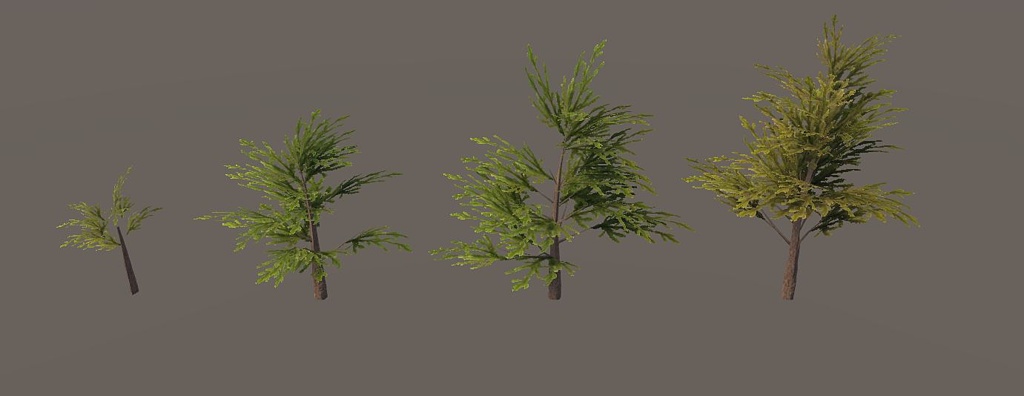 Vegitation set 1: Pines