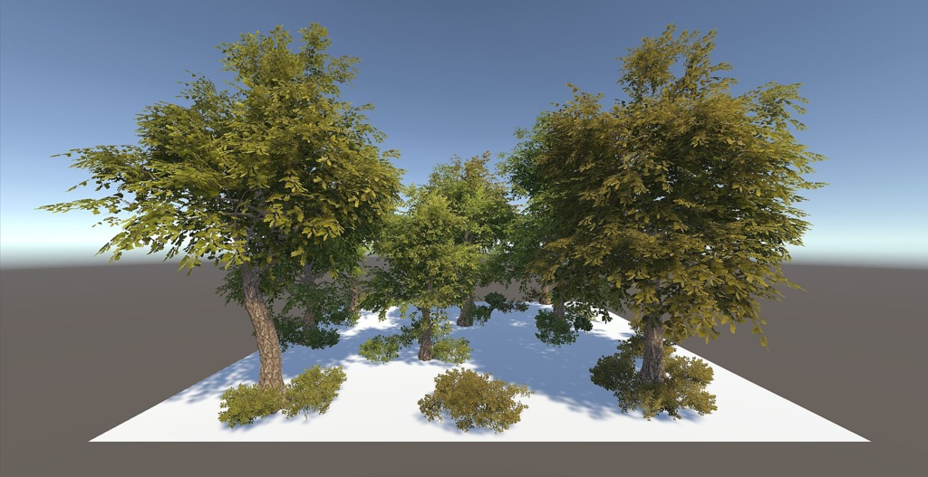 Vegitation set 2: Oak