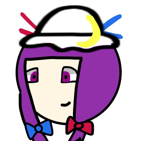 元ポラ式ゆっくりパチュリー 無料素材