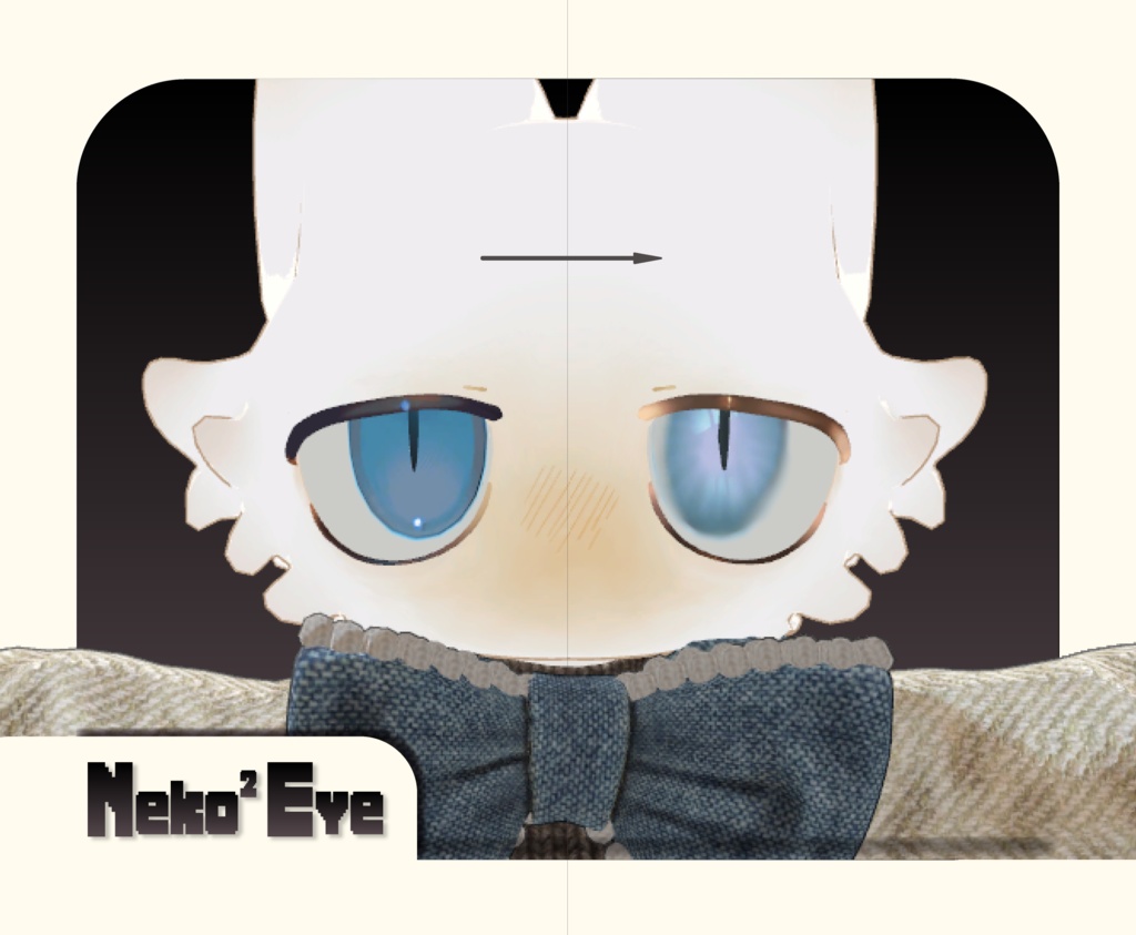 【フィニシフ専用】Neko²Eye【eye Texture】#ちゅちーずしょっぷ