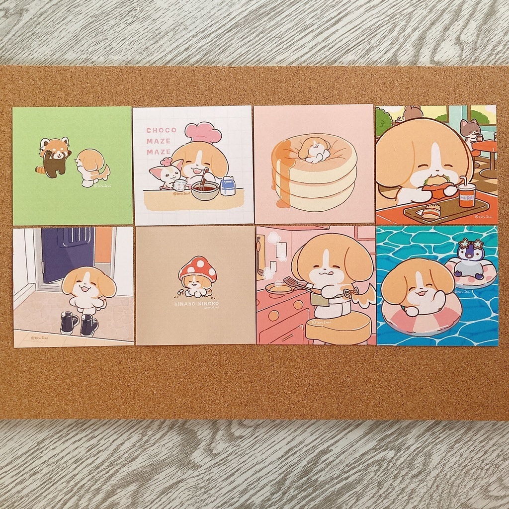 【スクエア】イラストカード