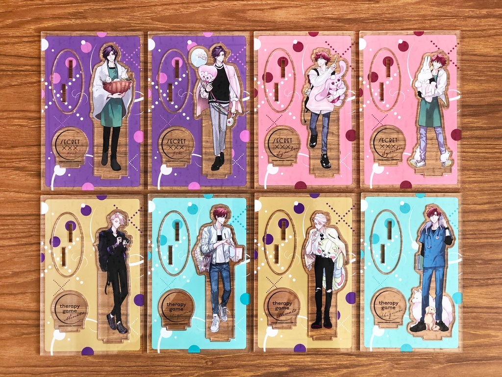 【受注生産】「セラピーゲーム」トレーディングアクリルスタンド〈ランダム・全8種〉
