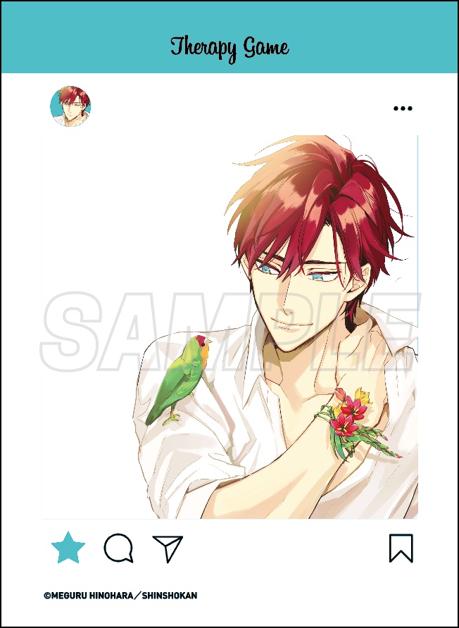 「セラピーゲーム」SNS風クリアカード〈全4種〉