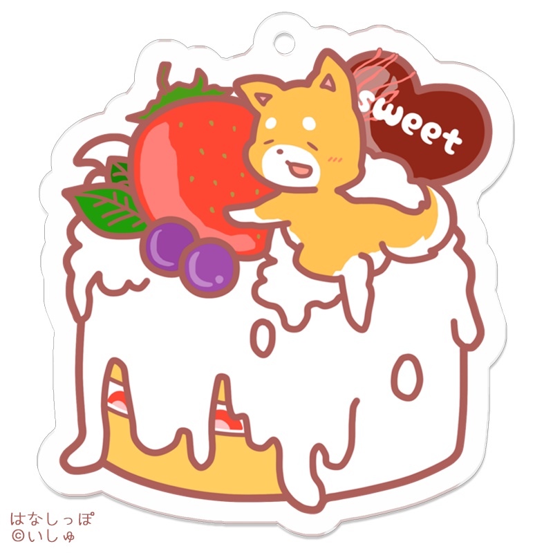 受注販売◆アクキー ルナくんケーキ