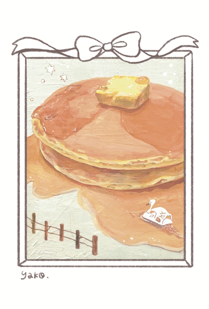 ポストカード「みずうみ」