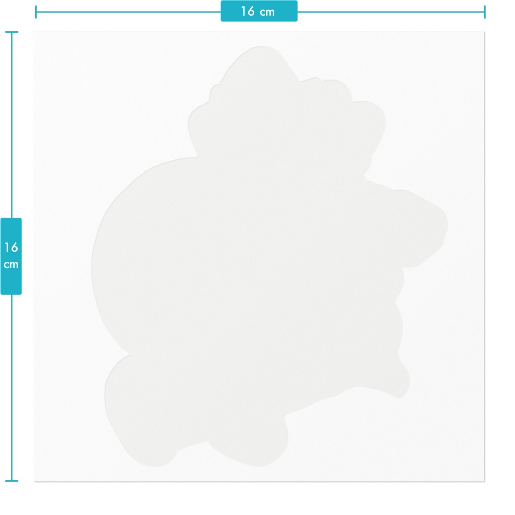 ナルカミくんデカステッカー①(真っ赤)